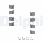 DELPHI Lisakomplekt, ketaspiduriklotsid LX0212