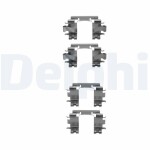 DELPHI Lisakomplekt,  ketaspiduriklotsid LX0298