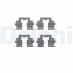 DELPHI Lisakomplekt,  ketaspiduriklotsid LX0310