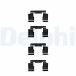DELPHI Lisakomplekt,  ketaspiduriklotsid LX0337