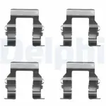 DELPHI Lisakomplekt,  ketaspiduriklotsid LX0367
