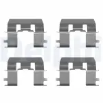 DELPHI Lisakomplekt,  ketaspiduriklotsid LX0368