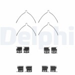 DELPHI Lisakomplekt,  ketaspiduriklotsid LX0373