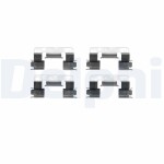 DELPHI Lisakomplekt,  ketaspiduriklotsid LX0376