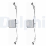 DELPHI Lisakomplekt,  ketaspiduriklotsid LX0397