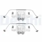 DELPHI Lisakomplekt,  ketaspiduriklotsid LX0406