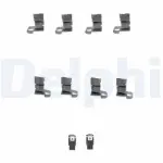 DELPHI Lisakomplekt,  ketaspiduriklotsid LX0432