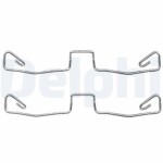 DELPHI Lisakomplekt,  ketaspiduriklotsid LX0448