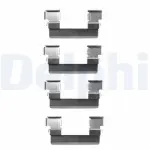 DELPHI  Lisakomplekt, ketaspiduriklotsid LX0466