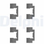DELPHI Lisakomplekt,  ketaspiduriklotsid LX0481