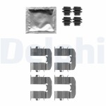 DELPHI Lisakomplekt,  ketaspiduriklotsid LX0512