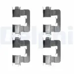 DELPHI Lisakomplekt,  ketaspiduriklotsid LX0539