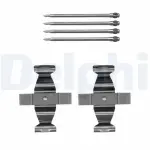 DELPHI Lisakomplekt,  ketaspiduriklotsid LX0546