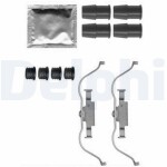 DELPHI Lisakomplekt,  ketaspiduriklotsid LX0573