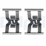 DELPHI Lisakomplekt, ketaspiduriklotsid LX0641