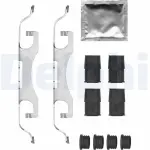 DELPHI Lisakomplekt, ketaspiduriklotsid LX0698