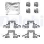 DELPHI Lisakomplekt,  ketaspiduriklotsid LX0776