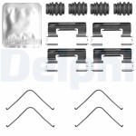 DELPHI Lisakomplekt,  ketaspiduriklotsid LX0821
