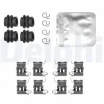 DELPHI Lisakomplekt,  ketaspiduriklotsid LX0829