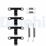 DELPHI  Lisakomplekt, Piduriklotsid LY1097