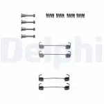 DELPHI Lisakomplekt,  Piduriklotsid LY1163
