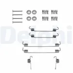 DELPHI Lisakomplekt,  Piduriklotsid LY1268