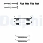 DELPHI Lisakomplekt,  Piduriklotsid LY1297
