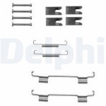DELPHI Lisakomplekt,  Piduriklotsid LY1366