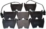 DENCKERMANN Piduriklotsi komplekt,  ketaspidur B111053