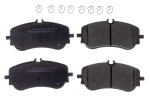 DENCKERMANN Piduriklotsi komplekt,  ketaspidur B111508