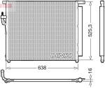DENSO Kondensaator,  kliimaseade DCN10049