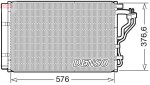 DENSO Kondensaator,  kliimaseade DCN43008