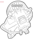DENSO Salongipuhur 12V DEA01010