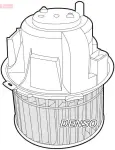 DENSO  Salongipuhur 12V DEA10050