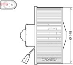 DENSO Salongipuhur 12V DEA10054