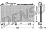 DENSO Radiaator,  mootorijahutus DRM36007