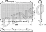 DENSO Radiaator,  mootorijahutus DRM36013