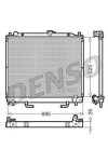 DENSO Radiaator,  mootorijahutus DRM45015