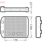 DENSO  Soojusvaheti,salongiküte DRR23021