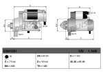 DENSO Starter 12V DSN1501