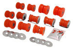 DEUTER DEUAB4QKPL1 / polyurethane bushing set (12pcs, rear axle, right/left, strength: 75 sha) fits: audi fits: audi 80 b4, a4 ​​b5 09.91-09.01