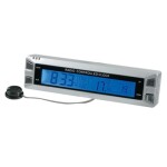 Digitaalne kell kalendri ja sise/välistermomeetriga 12/24V
