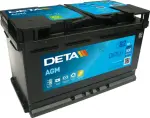 Aku DETA 12V 82Ah/800A AGM; START&STOP AGM (R+ standard) 315x175x190 B13 (agm)