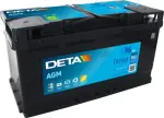 Aku DETA 12V 96Ah/850A AGM; START&STOP AGM (R+ en) 353x175x190 B13 (agm)