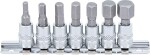 Padrunotsikute komplekt 1/4" (6.3 mm) kuuskandid 4 - 12 mm 7 tk