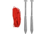 Müüritihvtid, terasest, 160 mm, 10 m nööriga