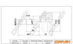DR!VE+ Veovõlli ots (Liigendlaager) DP2110.10.1145