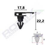 Polstritüübel (rakendus: logar, kogus pakendis: 5 tk.) sobib: MINI ONE / COOPER R50, R52, R53, ONE / COOPER R56, R57, R58, R59, ONE / COOPER R56, R57, R58, R59 LCI 06.01-11.13