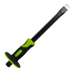 meisel lapik 350mm. kaitsekäepide. teras steel45 (hrc47-50) jbm