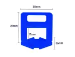 PLAATIMISANKUR 1mm 100tk 3-15mm 